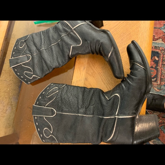 Very Volatile Leather Rawhide Boots - Picture 5 of 5